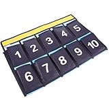ULTECHNOVO Nummerierte Aufbewahrungstasche mit Fächern aus Robustem Vliesstoff Hängender Organizer für Klassenzimmer und Büro Praktische Handy Kleinteile tasche für Schule und Seminarraum