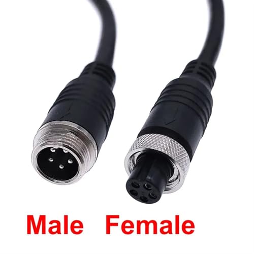 Conector GX12 de 3 pines macho con cable de 2m para una transmisión sin cortes 6