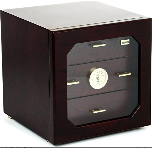 Design Humidor Toscana Walnuss - Zigarrenhumidor Für 20 Stück