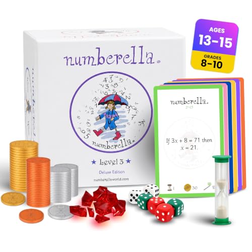 Numberella Deluxe Juego de Mesa Matemático Nivel 3 miniatura 1