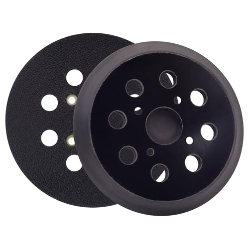 5-Inch Sander Replacement Pad, Universal Hook and Loop Orbital Sander Backing Pad Compatible with Craftsman 315112170,315112180,315279870 Random Orbital Sanders, 2-Pack