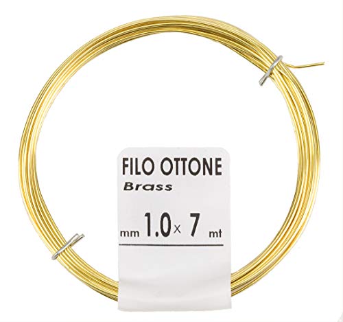  MATASSINA FILO OTTONE MM 0,8X12MT PZ 20