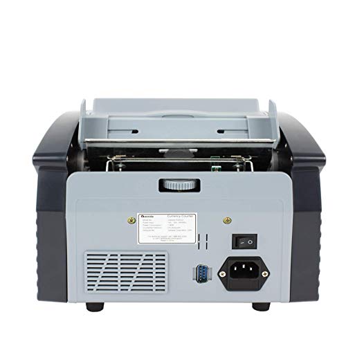 Cassida 5520 UV - USA Money Counter with UV/IR Counterfeit Detection - Bill Counting Machine w/ ValuCount, Add and Batch Modes - Large LCD Display & Fast Counting Speed 1,300 Notes/Minute - Thumbnail 7