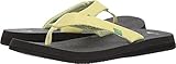 Vegan und Vegetarisch Sanuk Yoga Mat, Damen-Flip-Flops, Birne-Gelb, 36 EU