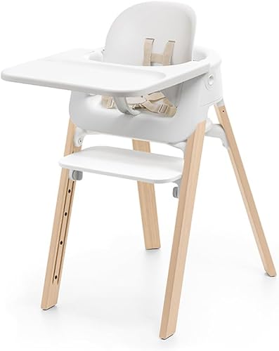Stokke Steps High Chair, White/Natural
