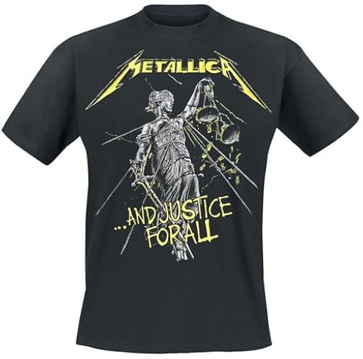 Metallica ...and Justice For All - Tracklist Hombre Camiseta Negro M | Ya disponible en tu tienda friki favorita! En mundofriki.es!