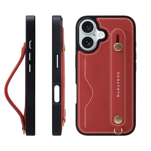 HANATORA for iPhone 16 P[X {v ϏՌ wʃxg J[h|Pbg X}zP[X X}z X^h@\ lbN Xgbv t G{XU[ Mtg }OlbgȂ bh NCGH-16-Red
