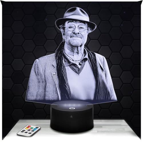 🌈 【FINO A 16 COLORI A SCELTA】Puoi anche scegliere il formato della tua lampada 3D e della sua base (base, touch, altoparlante Bluetooth, sveglia, legno massiccio...).
