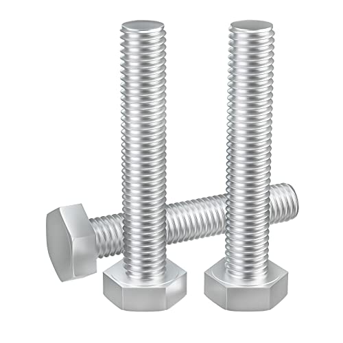 Image of 1 /4-20 x 2-1 /2 inch (5 /8 to 5 inch Optional) Hex Head Screw Bolt, Stainless Steel 18-8(304), Fully Threaded,15pcs