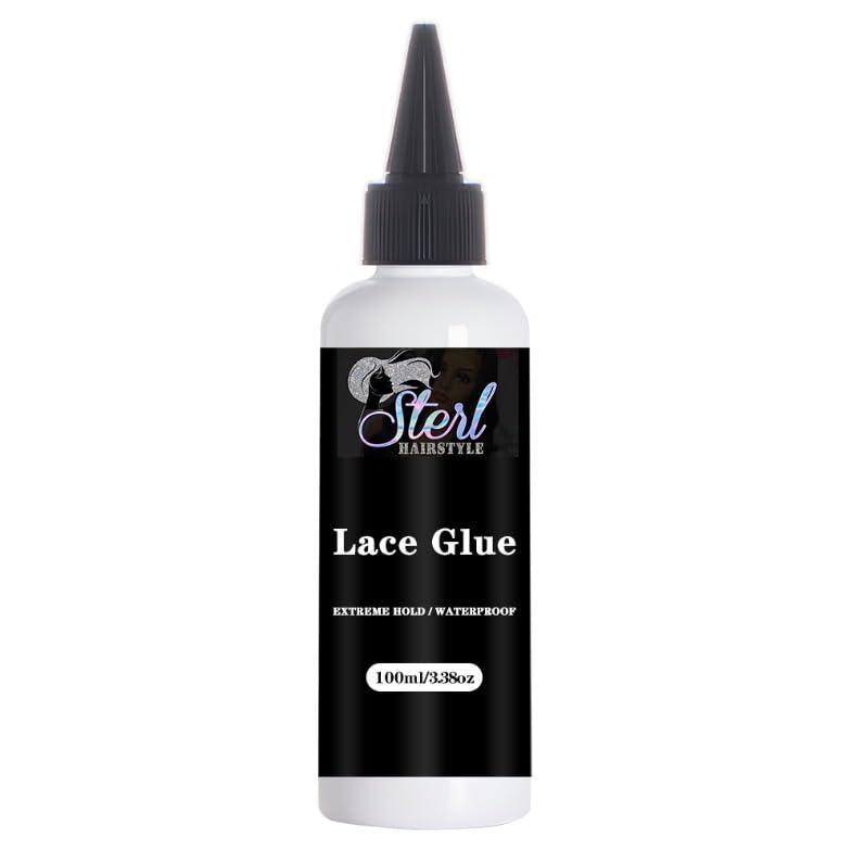 Sterl Hairstyle Lace Glue and Melting Spray Set, Waterproof Extreme Hold, 100ml and 120ml, Oil-Resistant