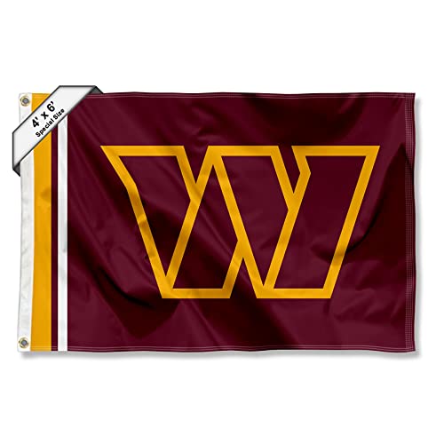 Drapeau extérieur Washington Commanders 122 x 182 cm fan de foot US