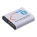 PowerTrust 2Pcs NP-BG1 NP-FG1 Battery and Charger for Sony Cyber-Shot DSC-W150 DSC-HX5 DSC-N1 DSC-W170 DSC-T100 DSC-H55 DSC-H9 DSC-WX1 DSC-N2 DSC-H10 DSC-H7 DSC-T20