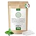 Detox Organica-Cristalli di Mentolo Sauna-100 g-Menta pura al 100%-Accessori Per Sauna-Sauna da casa-Sensazione Rivitalizzante - Rinfresca e Stimola i Sensi
