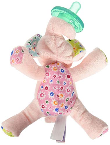 Mary Meyer WubbaNub Soft Toy and Infant Pacifier, Ella Bella Elephant
