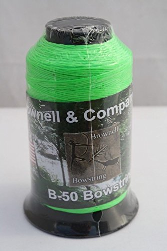 Brownell B50 1/4lb Flo Green Bowstring Material 1/4lb Dacron Bow String Archery