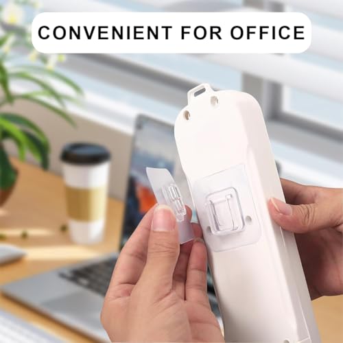 Klebehaken 20 Paar Set Transparent，Klebehalterung, kein Bohren erforderlich, selbstklebende doppelseitige Wandhaken，abnehmbar, geeignet für Küche, Bad, Wohnzimmer