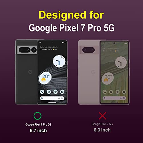 Image of Amazon Brand - Solimo Mobile Cover for Google Pixel 7 Pro 5G (Silicone Lavender)