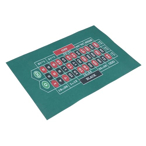 FUNOMOCYA Poker Game Tablecloth with Felt Surface Dual Sided Tabletop Game Party