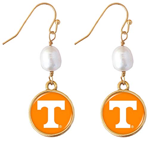Tennessee Diana Gold and Pearl Dangle Earrings Jewelry Gift UT