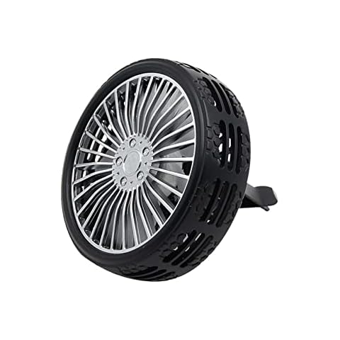 GSHUR 2 Style USB Car Fan Suction Cup Car Seat Back Single Head Car Fan 12V24V Universal Large Wind Three Speed Control USB Car Fan Fans and Kits (Color : Outlet section) Cover