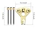 ANCIRS 10 Pack 100 lbs Picture Frame Hangers Hooks with Nails, Picture Hanging Hooks, Heavy Duty Plaster Wall Pro Photo/Heavy Mirror Hanging Kit