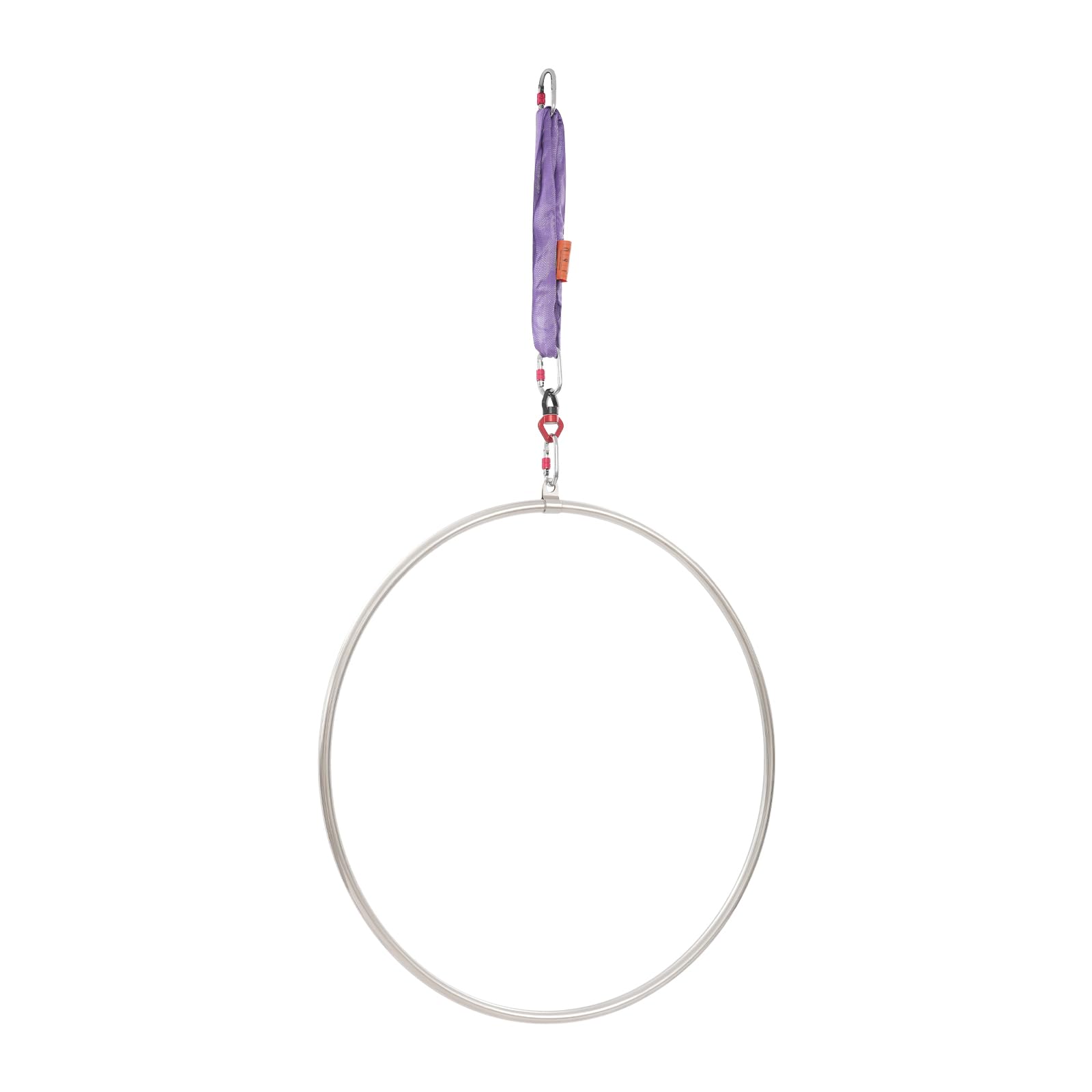 Aerial Hoop 95cm Edelstahl Single Point Hoops Set Dance Zirkusring, Aerial Yoga Ausrüstung Tragfähigkeit 10 kN für Luft-Yoga, Luft-Fitness, Akrobatik-Training