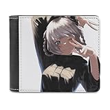 [アーラック] よふかしのうた 七草ナズナ 吸血鬼 財布 メンズ 財布 大容量 小銭入れ付き おしゃれ 多機能 持ち運び便利 薄型財布 誕生日 敬老の日 クリスマス バレンタイン プレゼント ギフトに最適 One Size