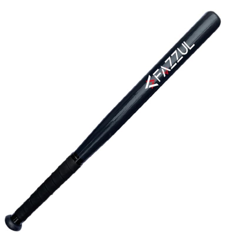 Image of Baseball Bat Natural Wood Baseball Bat with Strong Wood for Self-Defense (32 inch Long) (Black)