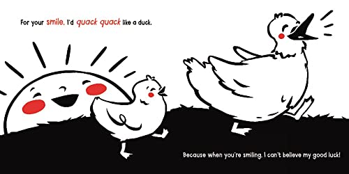 For Your Smile: A High Contrast Book For Newborns (A Love Poem Your Baby Can See) - Image 2