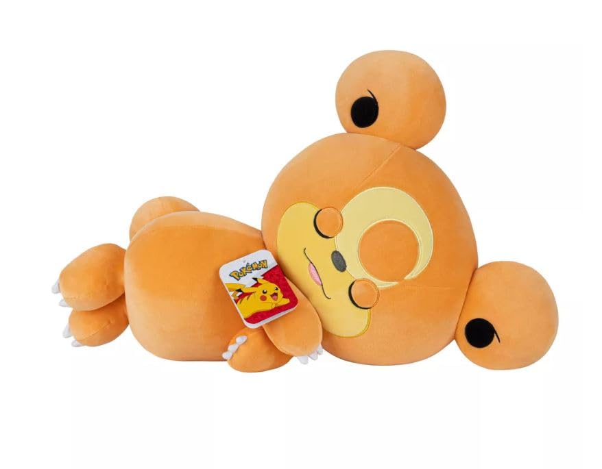 Pokémon Teddiursa - Peluche dormire, 45,7 cm, in posizione addormentata