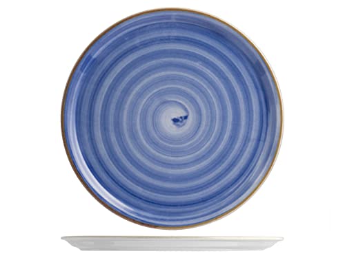 Saturnia Assiette plate/dessous-de-plat Modèle Circus 31 cm Tonalité Bleu, Lavable au lave-vaisselle, Design moderne et élégant, Couleur Accium pour votre table
