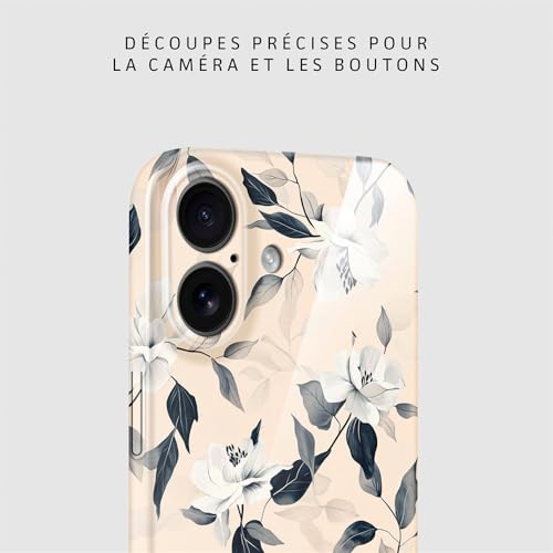 Coque iPhone 17 fleurs avec protection caméra surélevée - 7