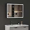 Mirror Cabinet with Lighting 60 x 80 x 13.5 cm LED Bathroom Cabinet Medicine Cabinet Bathroom Wall Cabinet with Mirror with 3 Colours Dimmable Anti-Fog Mirror Cabinet