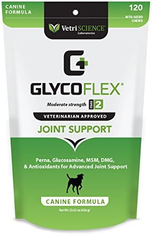 Glyco Flex 2 Hip and Joint Supplement for Dogs, Bite Sized Chews ( 3 Pack )