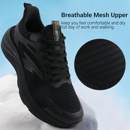 Image of Beita Women's Width Walking Shoes Wedge Running Tennis ActiveFloat Non-Slip Comfortable Breathable Sports Athletic Rubber Outsole Sneakers, Breathable,Workout, Gym, Fashion