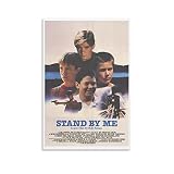 ZHIKANG Stand by Me Retro Classic Movie Poster (6) Canvas Poster Wall Art Picture Prints Hanging Photo Gift Idea Decor Home Posters Artworks 08x12inch(20x30cm)