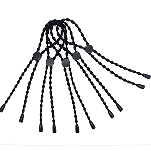 New 5Pcs Afro Puff Ponytail Ties Adjustable Hair Ties Length Hendband For Short Kinky Curly Hair Bun Long Hair Ties For Women Thick, Braided, Kinky, Curly, Natural Hair , No-Slip Design #TOP1