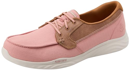 Skechers Women's On-The-Go Ideal - Ola Slip-On Boat Shoe, Rose, US 6