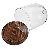 Cloche en verre : ce terrarium en verre sert également de vase décoratif. il protège vos fleurs séchées des impuretés et préserve leur beauté plus longtemps. idéal pour présenter des fleurs ou décorer votre intérieur