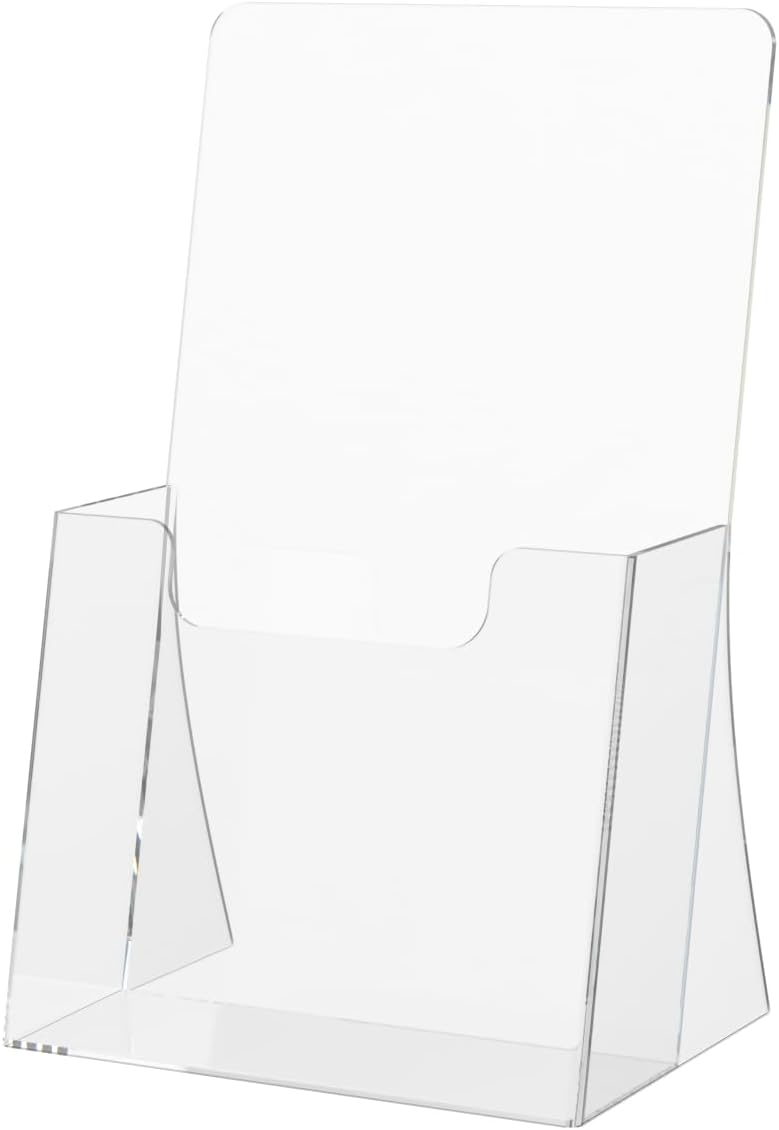 S100 ClearStack 200 Trifold Brochure Holders, single pocket