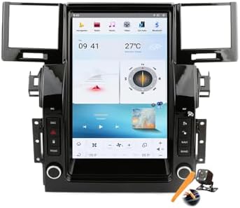 4gb+64GB,Car Stereo Android 13.0 Radio with 4G WiFi DSP SWC Carplay for Range Rover Sport L320 2005-2009 GPS Sat Navigation 12.1'' MP5 Multimedia Video Player FM BT Receiver
