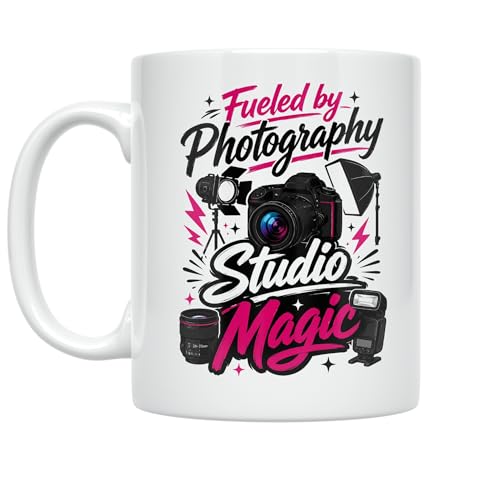 Photography Enthusiast Coffee Mug - Fueled by Photography Studio Magic