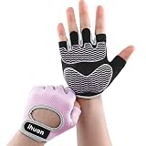 ihuan Workout Gloves for Men and Women - Extra Breathable | Full Palm Protection | Compatible with W