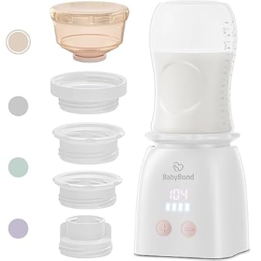 AMAZON - BabyBond Portable Bottle Warmer, Baby Bottle Warmer for Travel Compatible with Most Bottles Rechargeable Travel Bottle Warmer Cordless for Baby Milk Breastmilk with Precise Temperature Control (Pink)