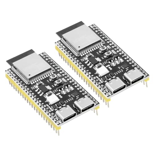 🔌 Sviluppo facile e compatibilità Arduino: doppia porta USB Type-C per la programmazione (UART/USB), supportata dal framework ESP-IDF, facile migrazione da altre schede ESP32.