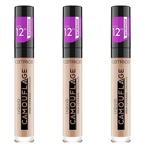 Catrice Liquid Camouflage High Coverage Concealer, Concealer, 12 Hours, No. 010 Porcellain, Nude