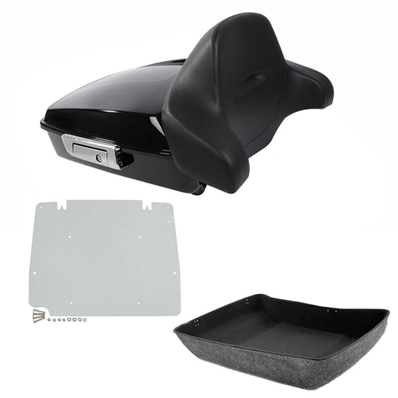TCMT Chopped Tour Pack Trunk Backrest Base Plate Fit For Harley Tour Pak Touring CVO Road King Road Glide Street Glide Electra Glide 2014-2025