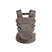 Joie Savvy Air 4-in-1 Mesh Baby Carrier – Breathable, Ergonomic Baby Carrier with 4 Carry Positions, Cooling Mesh Fabric, Padded Straps, and Lumbar Support (Bisque)