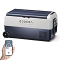 BODEGACOOLER 12 Volt Car Refrigerator,38 Quart Portable Truck Freezer,Electric Cooler Bluetooth Control,(36) -4?-68? RV Refrigerator 12/24V DC and 100-240V AC for Travel,Camping,Road Trips,Van,Home