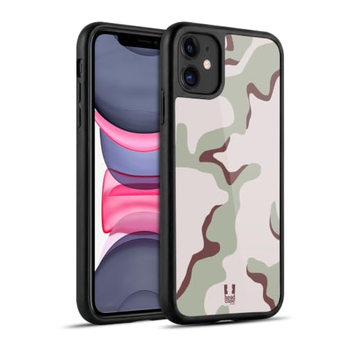 Coque en Gel Apple iPhone 11 Camouflage Désert Head Case Designs
